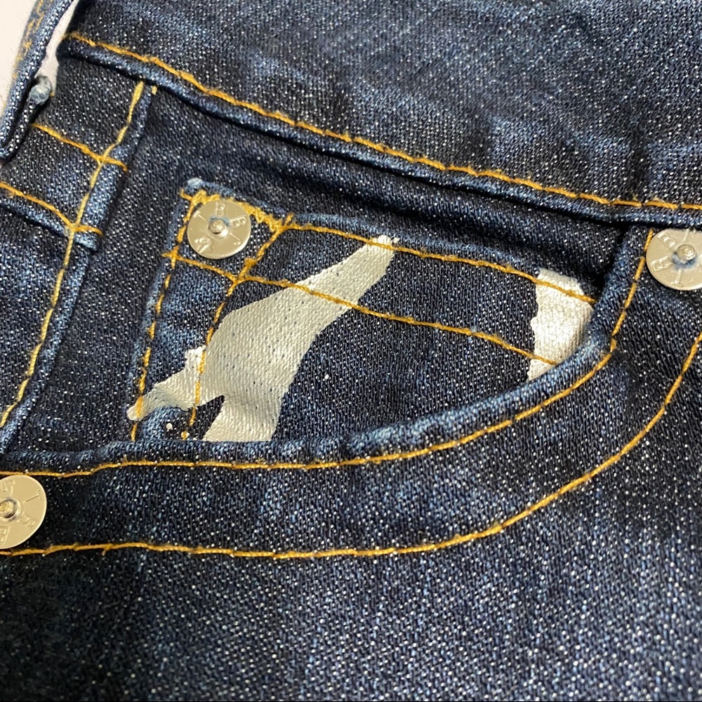 True Religion Bobby Silver Foil Jeans - Picture 7 of 10